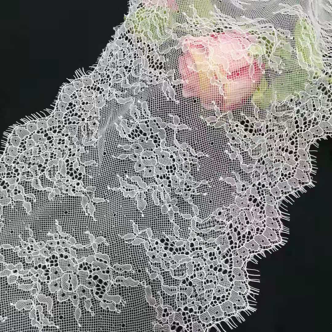 双边睫毛蕾丝花边宽现货批发一条三米黑白有货