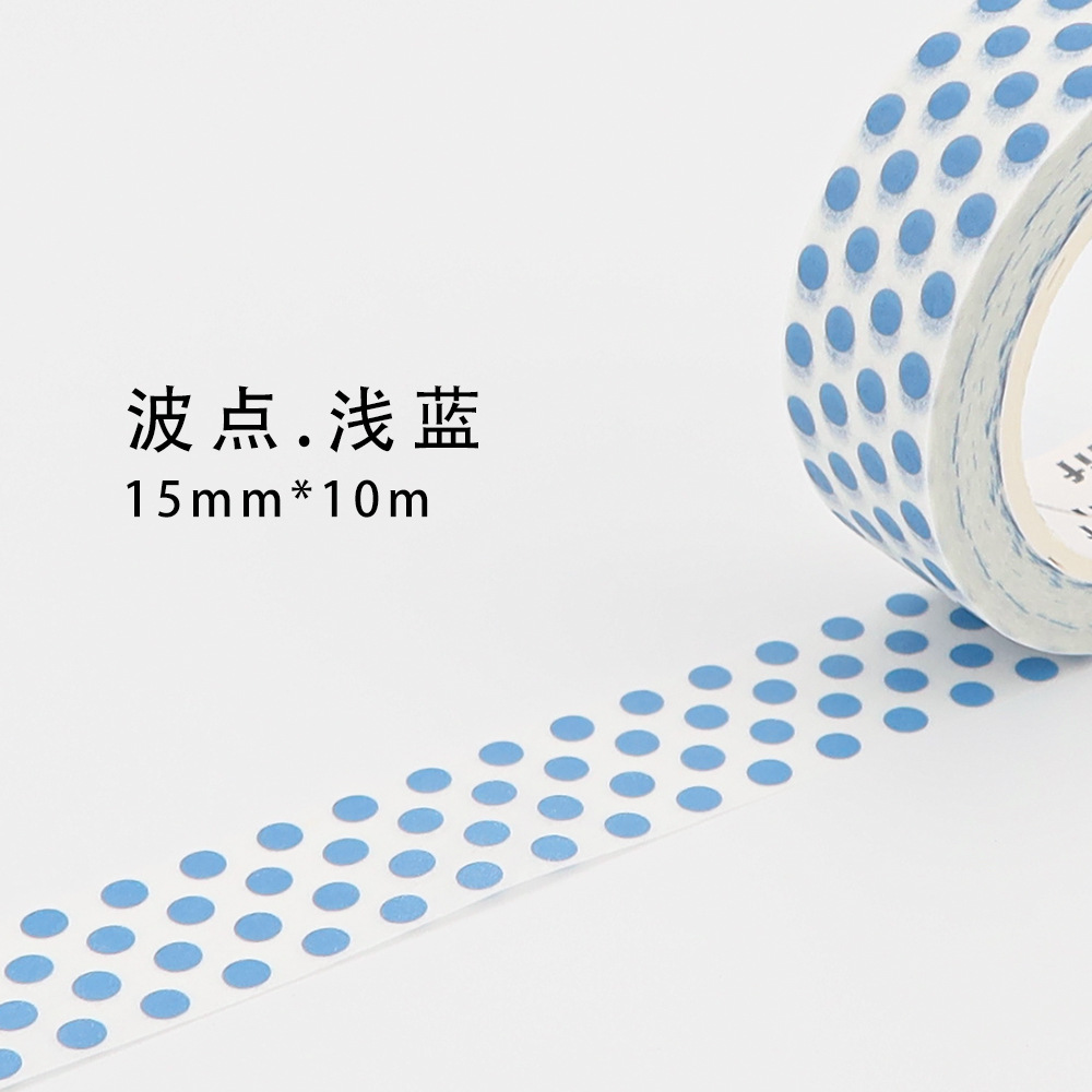 Light blue wave point