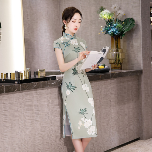 Chinese Dresses Qipao for women robe chinoise cheongsam Modern retro dress cheongsam