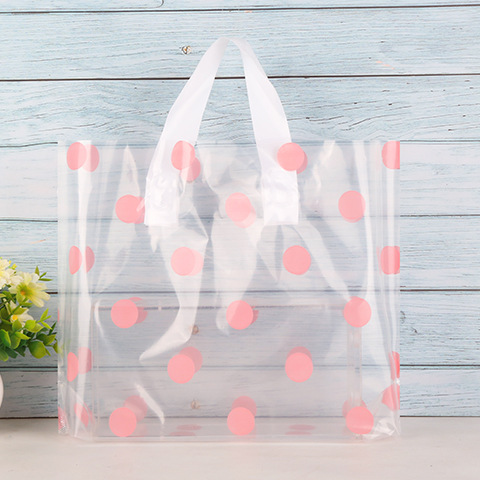 Bolsa de mano, bolsa para ropa, bolsa con logotipo impreso personalizado para ropa, bolsa de regalo, bolsa de cosméticos de plástico engrosado y duradero