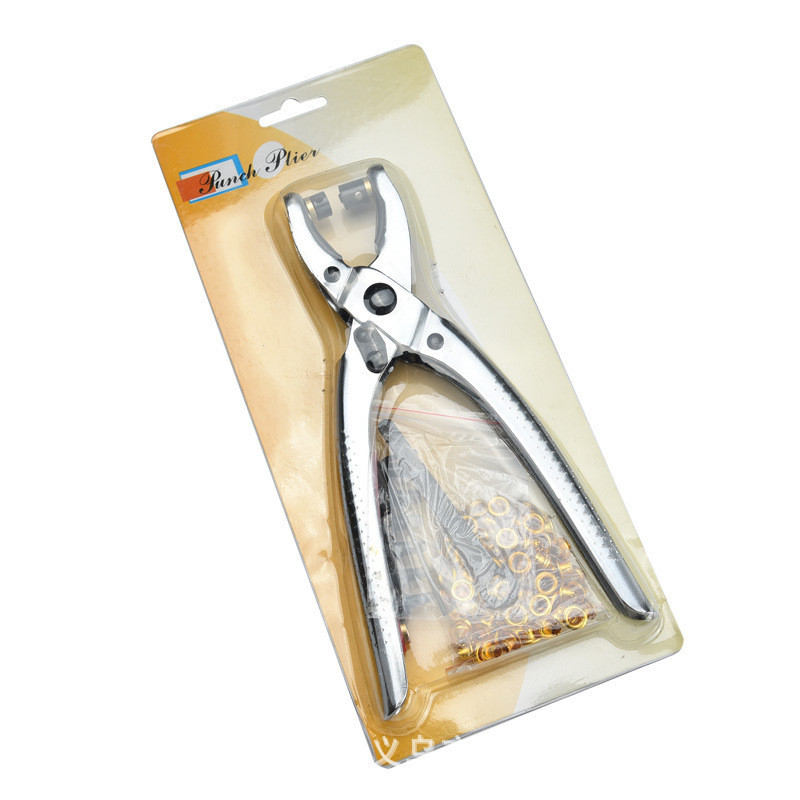 DIY定制打孔压气眼钳 打孔压鸡眼钳 多功能铆合钳punch plier