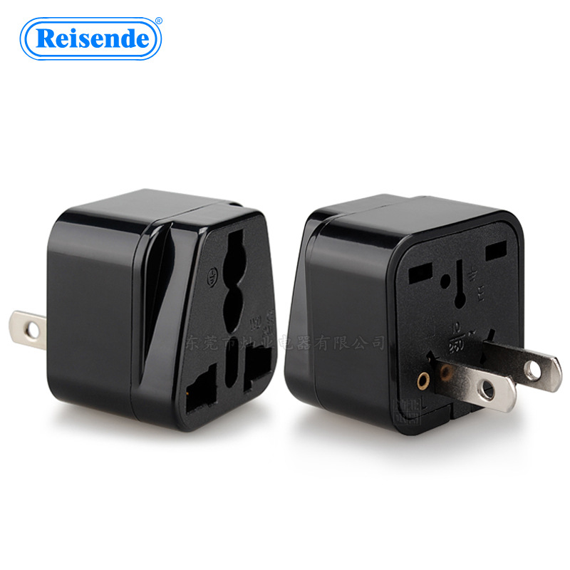 WD-6美式两扁转接头日本转换头台湾插头中国插头美国插头 转接头