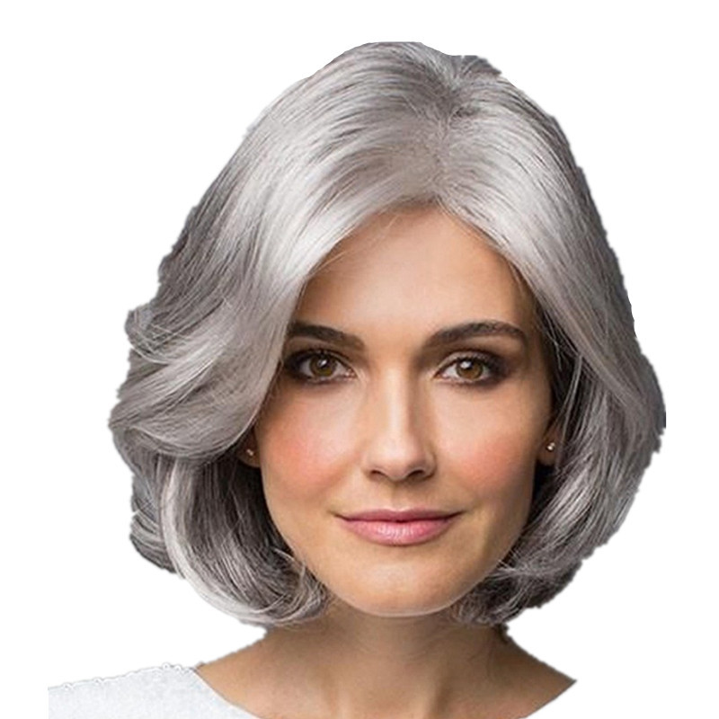 Women's Simple Style Casual Holiday Party High Temperature Wire Side Fringe Short Curly Hair Wig Net display picture 2