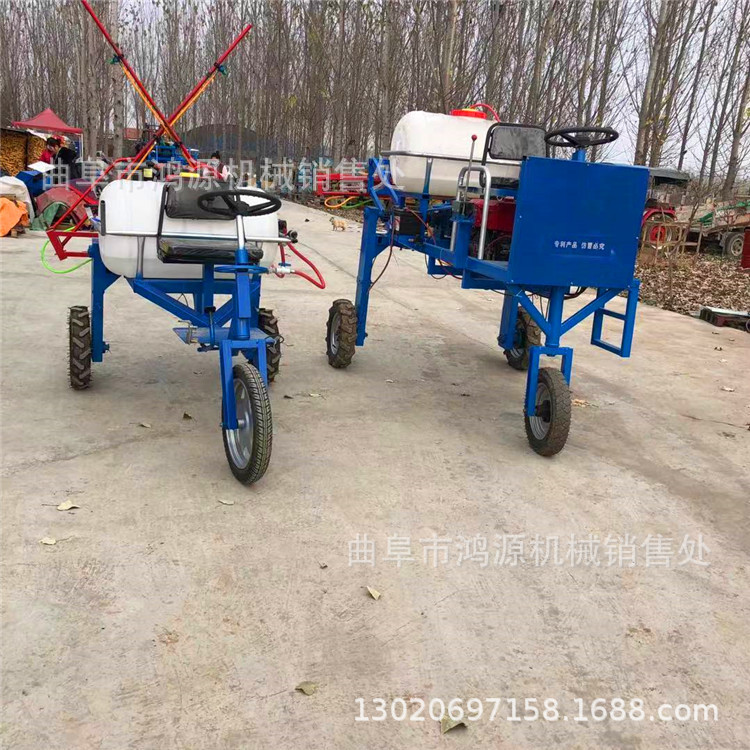 鸿源座驾式三轮打药机 农用小型四轮打药机 自走式高杆玉米打药机