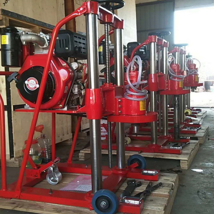 新型混凝土钻孔取芯机 HZ-20柴油打孔机9马力路面钻孔取芯机现货