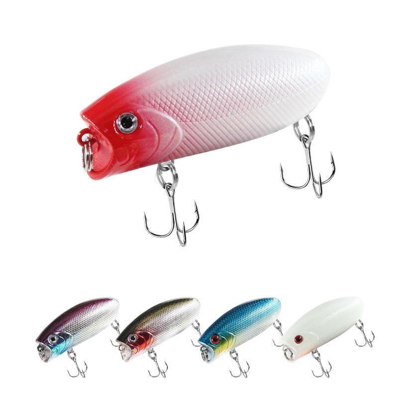 Floating Popper Fishing Lures 125mm 19g Hard Plastic Baits Fresh Water Bass Swimbait Tackle Gear