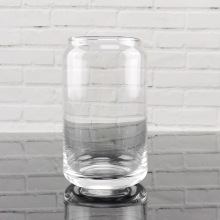 玻璃可乐罐造形杯易拉罐造型玻璃果汁杯冰拿铁冰美式咖啡牛奶水杯