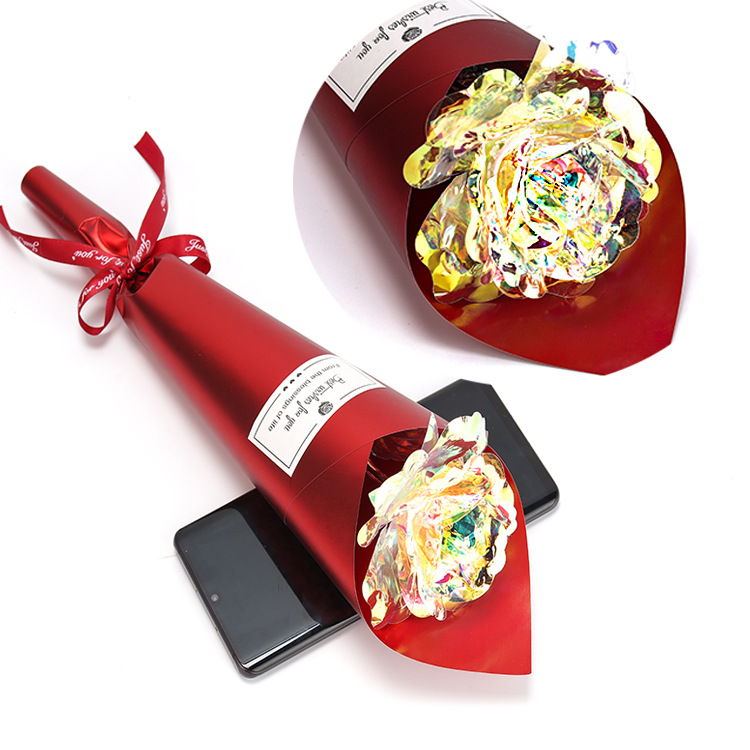 精装彩金玫瑰单支 1