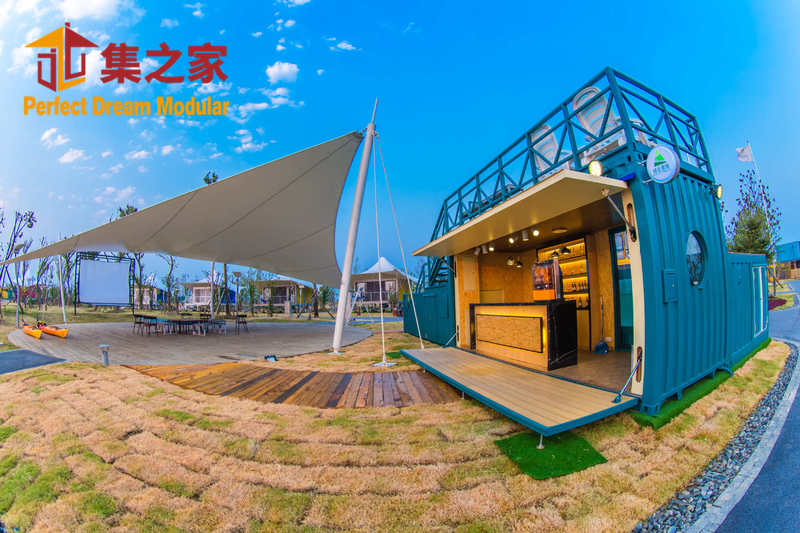 Multifunctional foldable Flip Mobile Container Store, service area community Square Street roadside are applicable