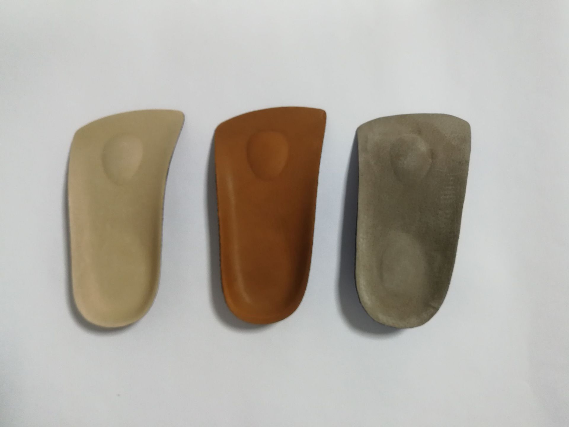 Genuine Leather Arch Support Insoles For Flat Feet Correction_voghion.com