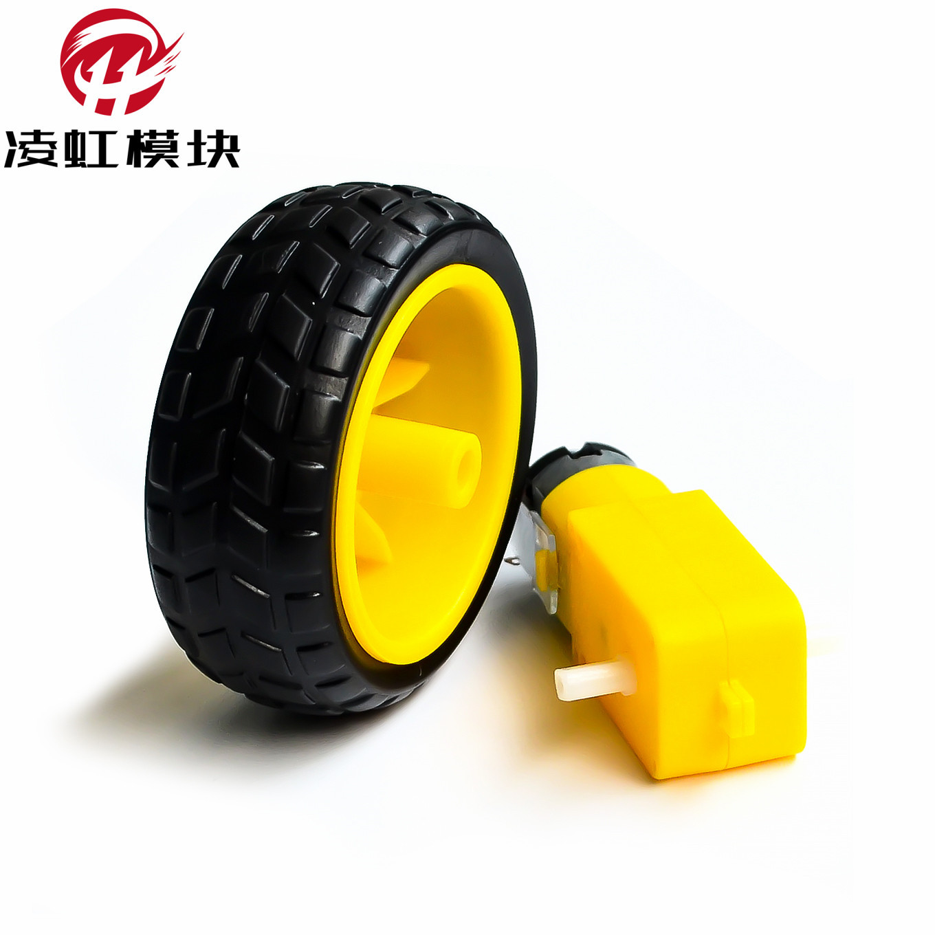 Smart car chassis, robot tire + DC gear...