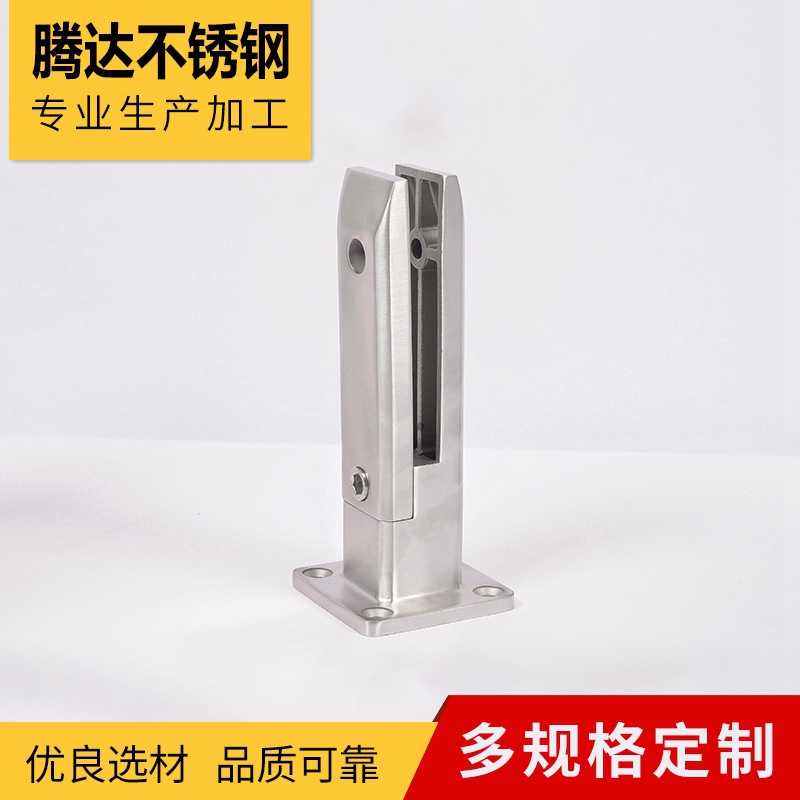 square Glass Clamp Of large number wholesale Stainless steel Pool Glass Clamp 304 Square pool clip