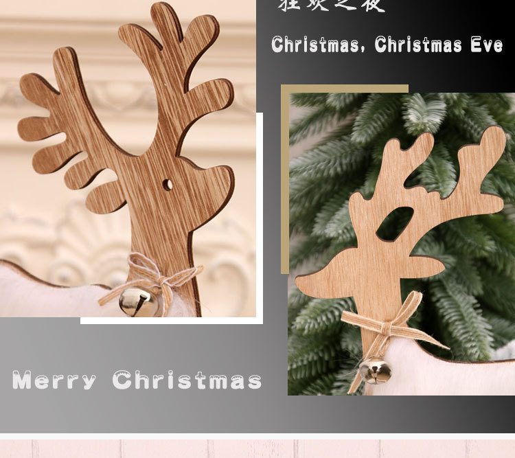 Christmas Wooden Luminous Ornaments display picture 7