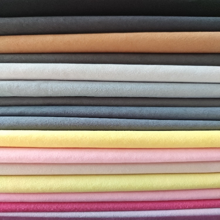 现货绒面超纤皮高档绒面超纤箱包手套用不掉毛不掉色特价黑色彩色