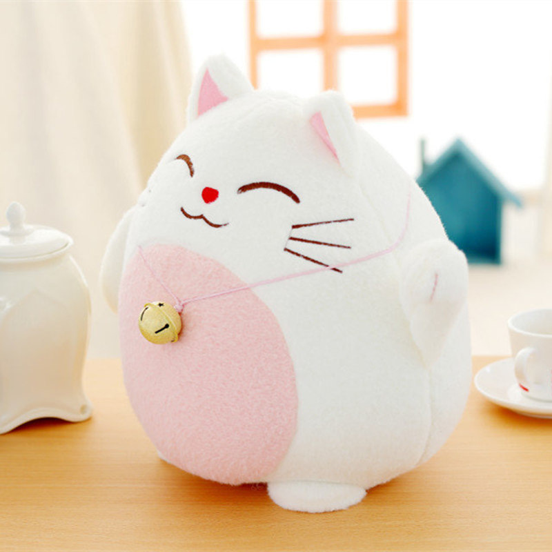 Lucky Cat Plush Doll