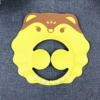 Yellow shower cap, print