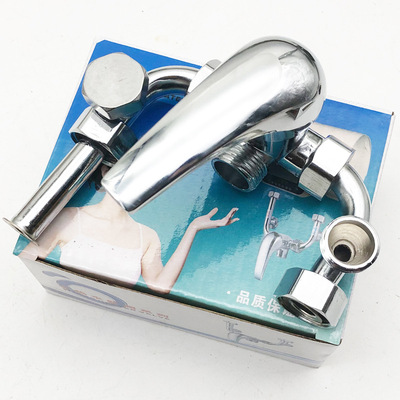 全铜电热水器U型混水阀 明装冷热混合阀 卫生间淋浴龙头调温阀|ms