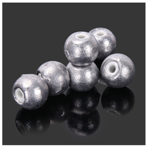 Factory wholesale fishing tackle sinkers through-hole hollow sinkers ceramic sinkers porcelain sinkers