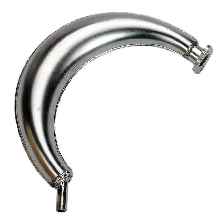 Глушитель выхлопной трубы, модифицированный велосипед, 43-80CC, 2-тактный двигатель в форме банана