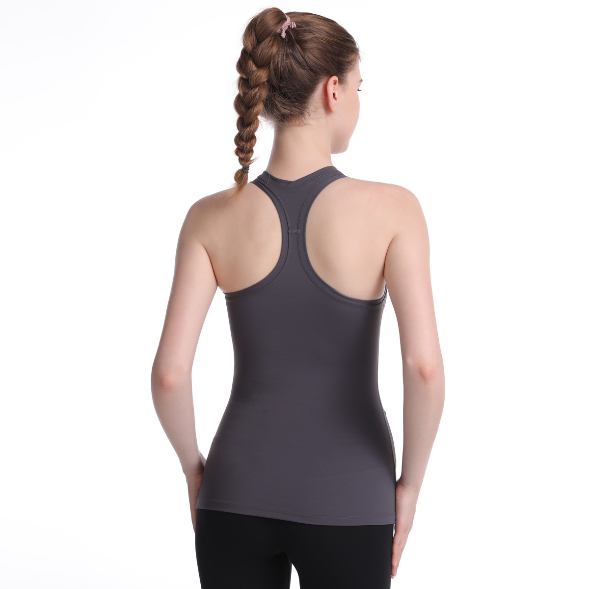 elastic tight-fitting long I beautiful-back sports vest  NSNS11009