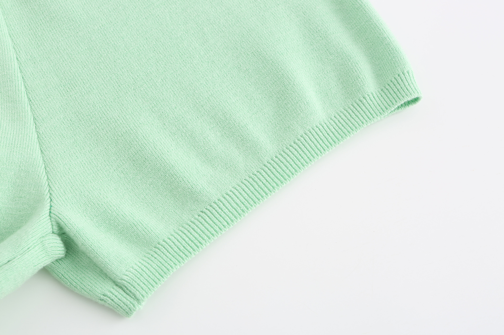 Women's Sweater Set Summer Macaron Colour Matching Co-ord Suit_voghion.com