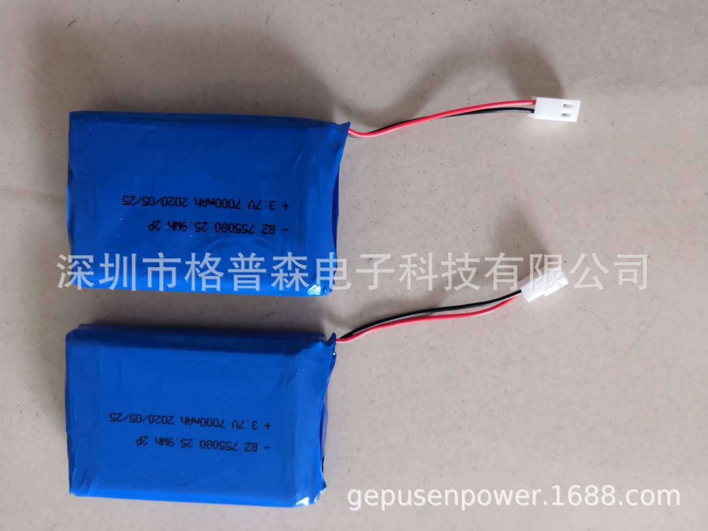 供应聚合物锂电池组755080 7000mAh 3.7V