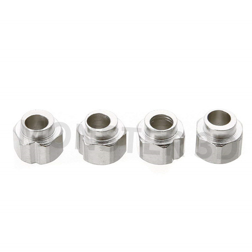 Nut for 3D Printer, Carbon Steel Plated with Nickel, Hexagonal Eccentric Pillar, V-Slot Inner Hole 5MM, Stainless Steel Engraving Machine Offset Hole Accessory
