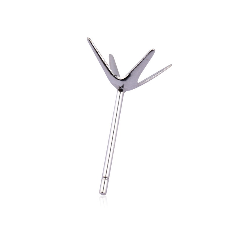 6g Weight Auricular Needle Support Jewelry Making Type 10 PCS/Package Quantity 925 Sterling Silver Material Solid Color Pattern Simple Style, Classic Style Style Plating Craft 10 PCS/Package 925 Sterling Silver Solid Color Auricular Needle Support Ornament Needle 无