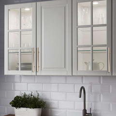 French simple Nordic wardrobe door gold handle drawer black extended American aluminum alloy cabinet handle