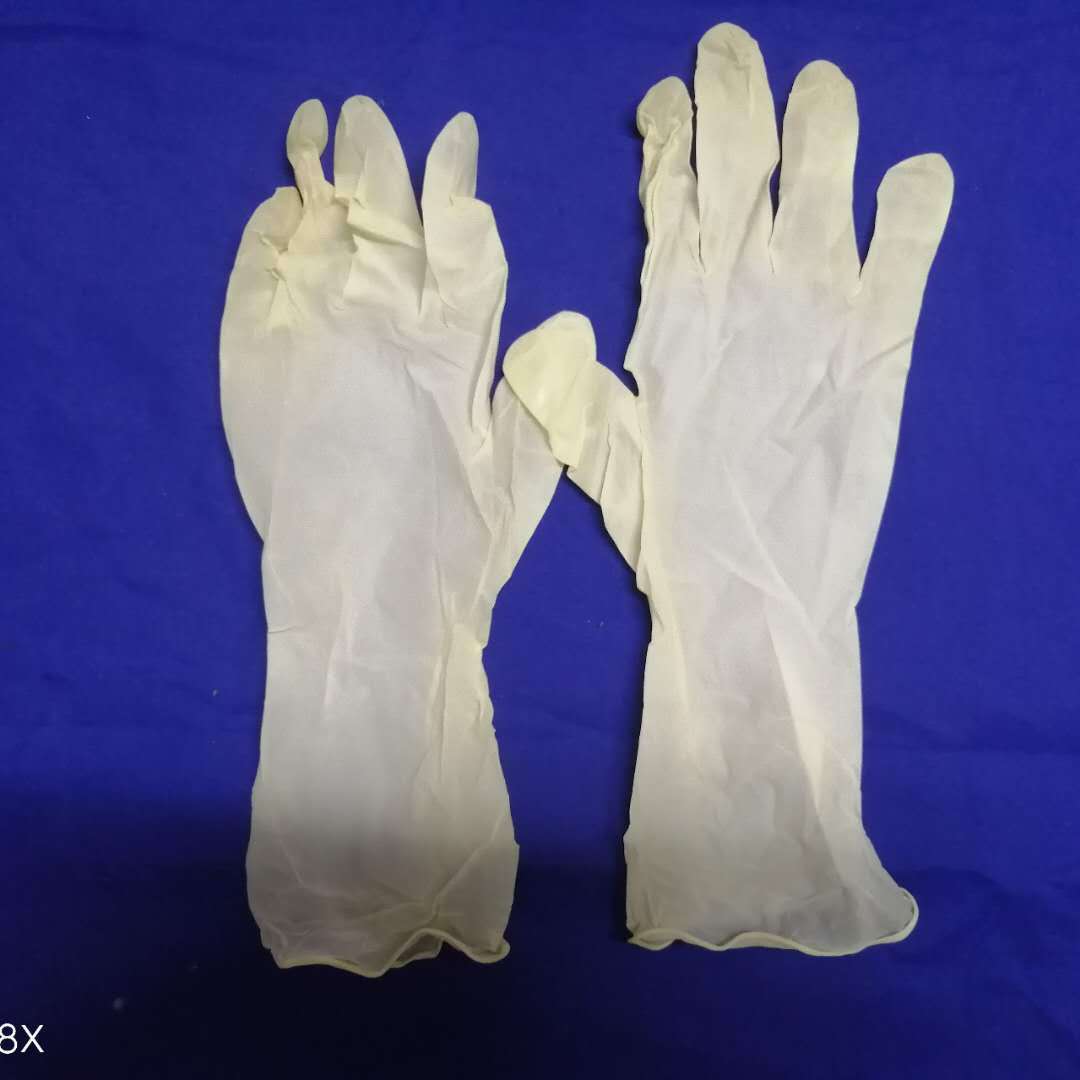12寸一次性丁睛乳胶手套防油耐酸碱二等品有色差慎拍不退货
