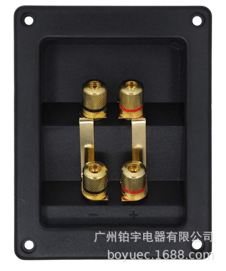Manufacturers Promote Thick Pure Copper Gold-plated Slightly Wiring Connector Speaker Junction Box Accessories