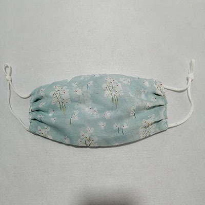 Gasa máscara transpirable protección solar protección UV a prueba de polvo cómoda dama suave floral lavable fácil respirar