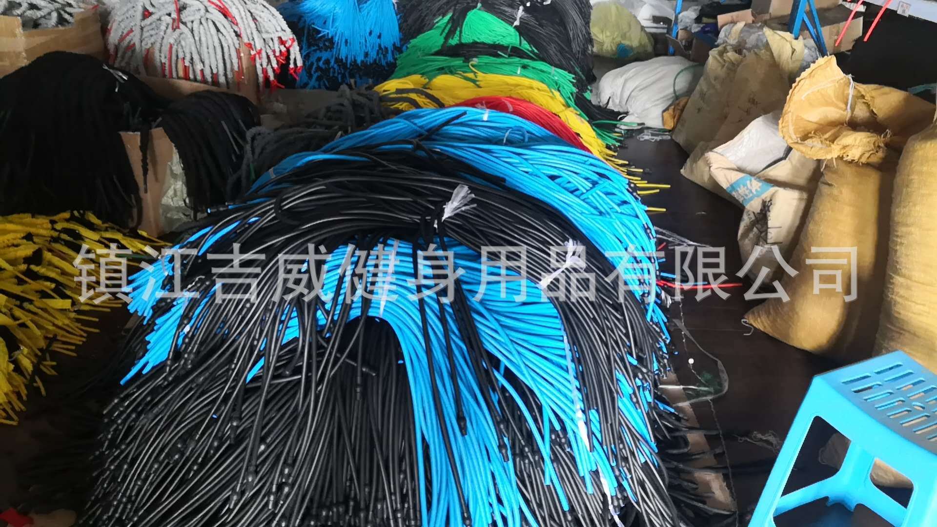 跨境OEM健身器材11件套拉力绳套装阻力带弹力带