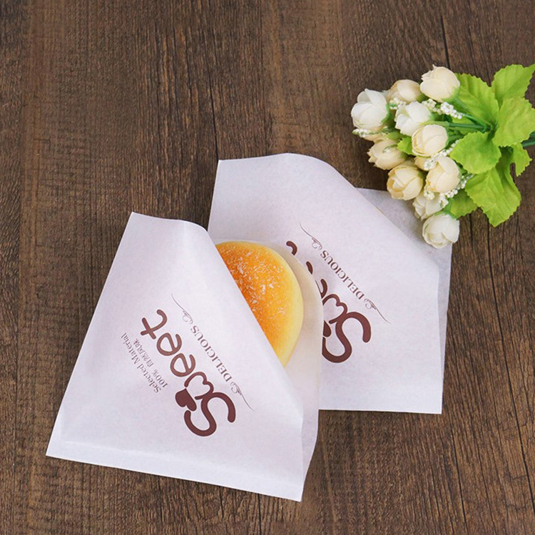 食品防油纸袋一次性小吃食品袋烘焙袋面包牛皮纸袋随手包纸袋定