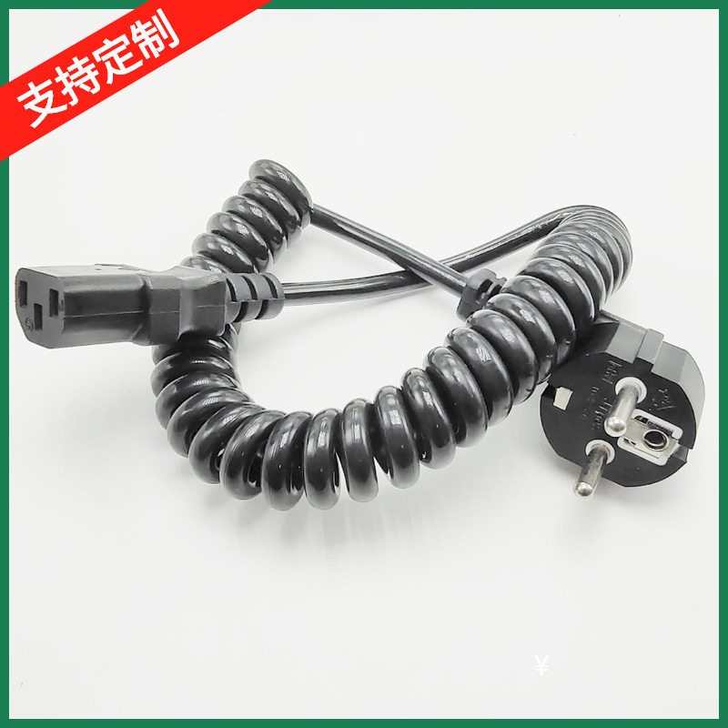 热门推荐 VDE纯铜欧标电源线插头线 三芯欧规品字尾