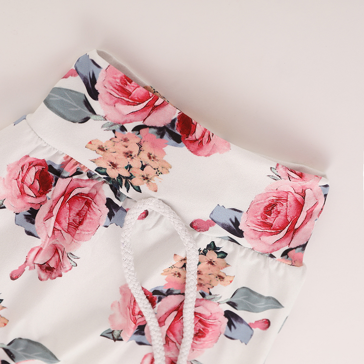 Pants Sets Sets Type 3 Piece Set Quantity Daily Occasion Fashion Color Block Flower Cotton Girls Clothing Sets