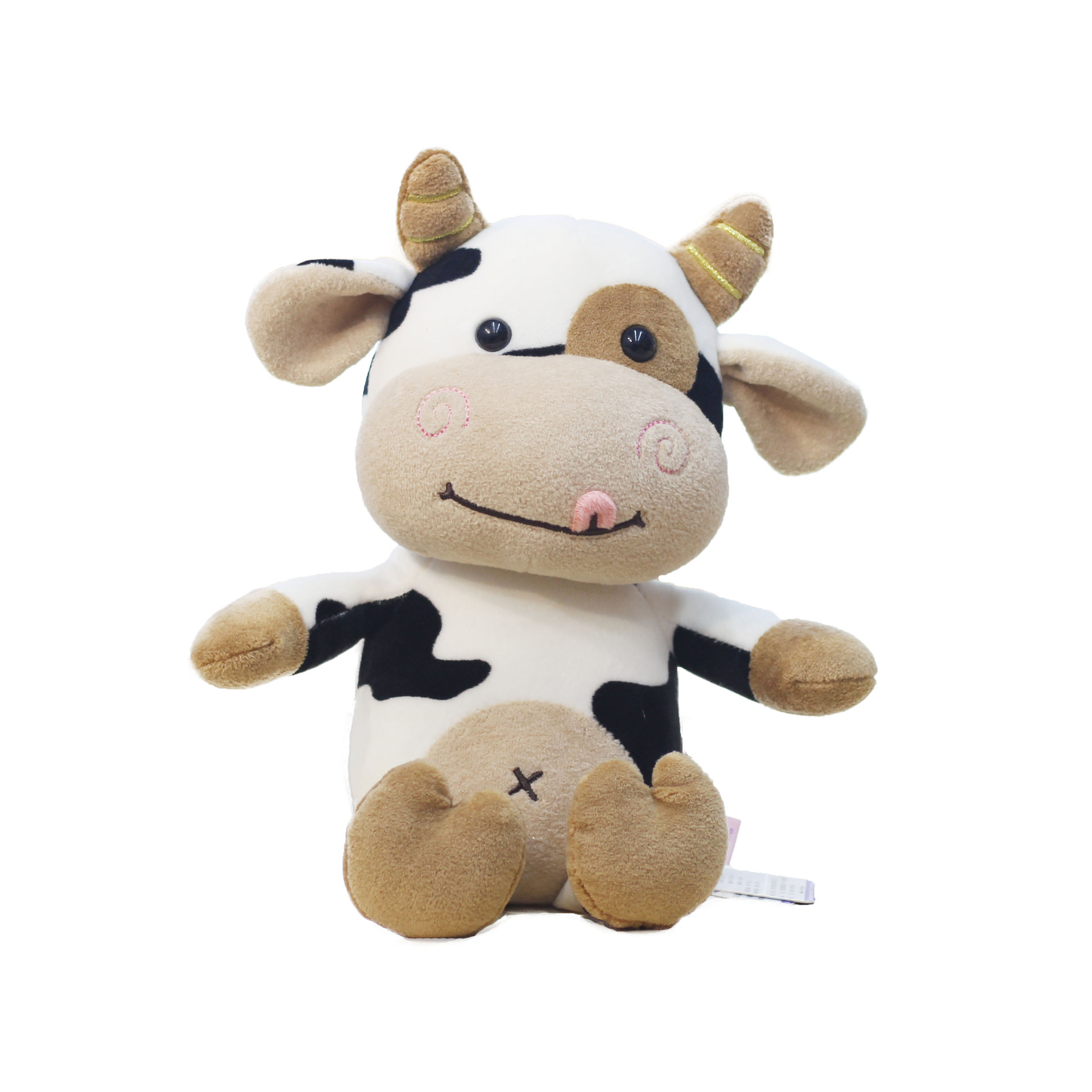 Nueva lindo Habi vaca juguete de peluche vaca muñeca simulación Linda mascota Zodiaco vaca muñeca regalo de una sola pieza entrega