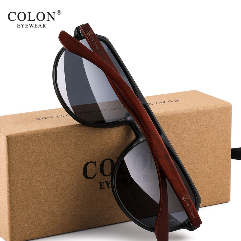 【厂家直销】2020新款偏光镜个性太阳镜竹木太阳眼镜男女墨镜跨境