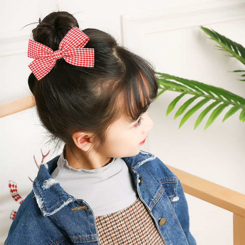 Korean Children's Bow Hairpin display picture 8