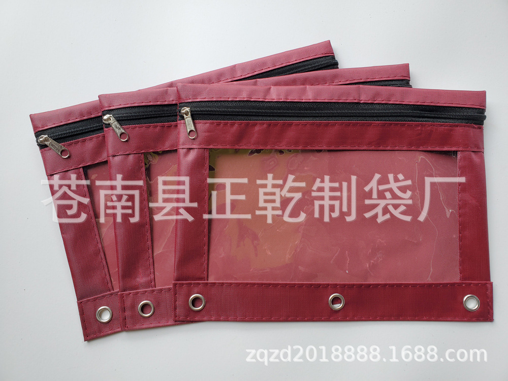 酒红色笔袋20200702001a