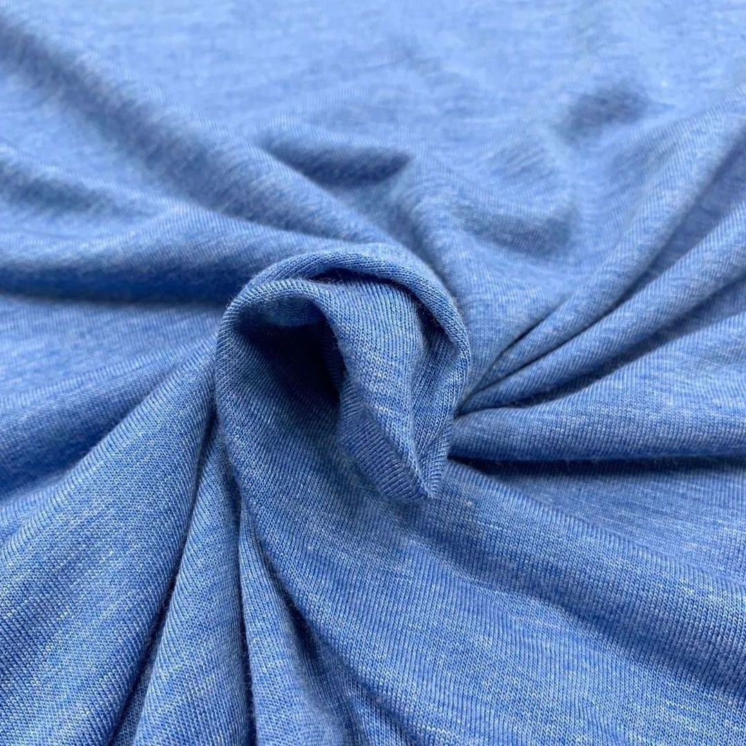 厂家供应  TR65/35花灰色单面汗布   40支涤粘单面平纹针织汗布