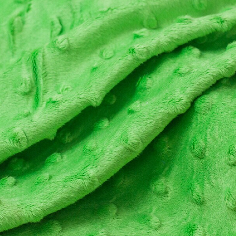 针织经编全涤水晶超柔KS压花压泡超柔短毛绒布玩具服装记忆枕面料