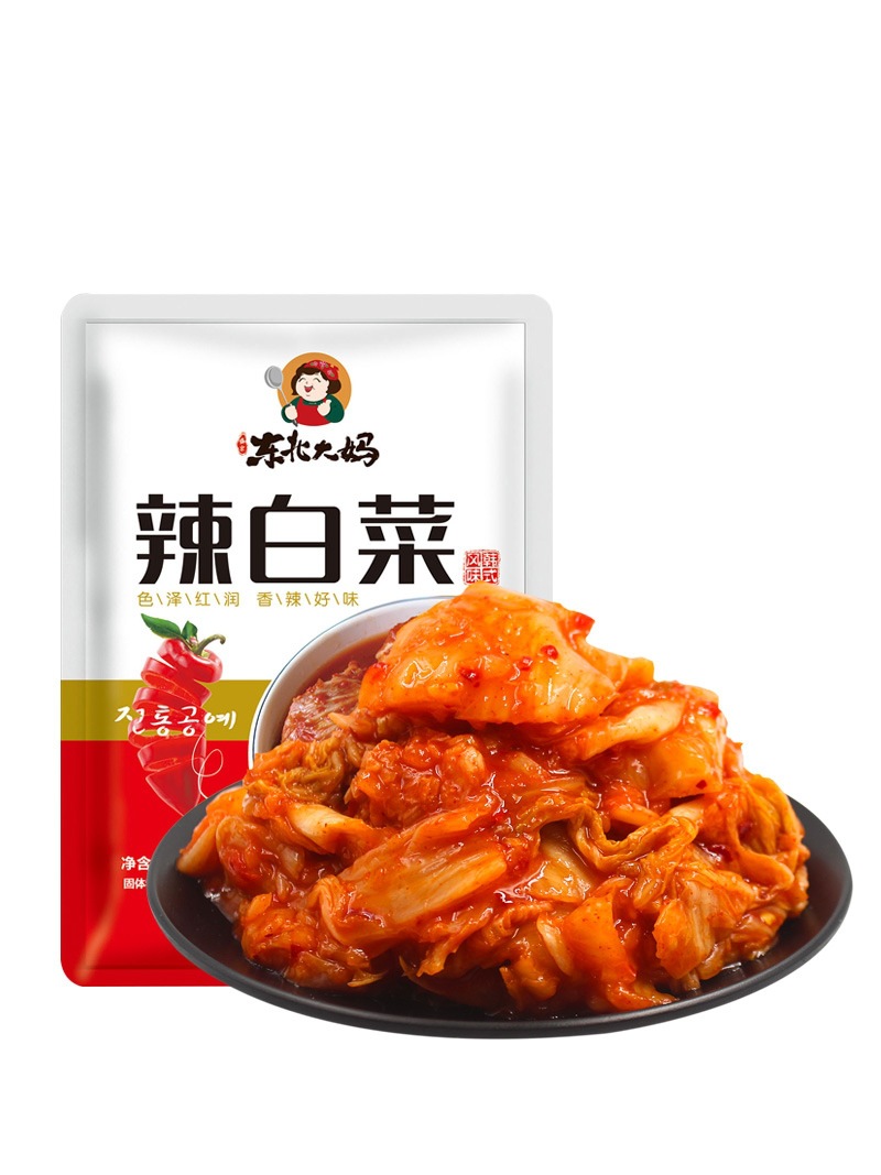 东北大妈韩式辣白菜泡菜免切朝鲜延边小咸菜酱菜下饭小菜300g|ru