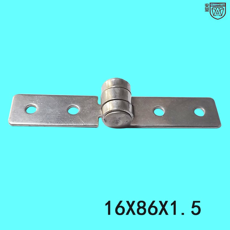16 * 86 acero inoxidable 304 engrosar la caja de distribución bisagra del gabinete eléctrico bisagra industrial pesada bisagra plegable image 1