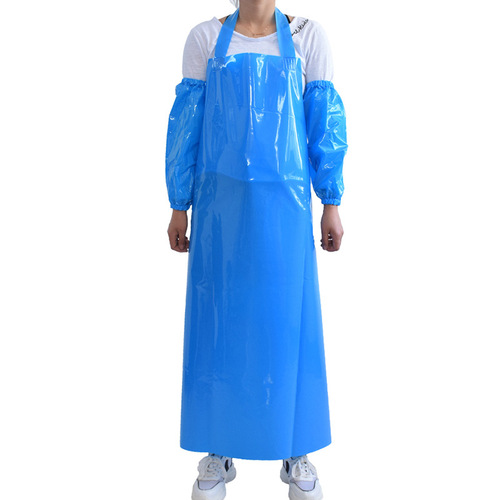 TPU waterproof and oil-proof apron is anti-fouling and dirt-resistant, soft and low-temperature resistant, non-hardening, food apron waterproof wholesale