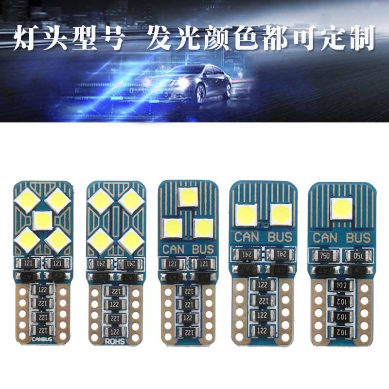 led Car lights t10 Showing the wide lights 2835/3030 Instrument lights t10 Decode License plate light Cross border Source of goods