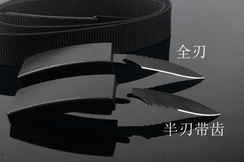 Outdoor Multi-functional Self-defense Special Forces Tactical Belt for Men Nylon Canvas Military Enthusiast Knife Survival Belt Knife Belt