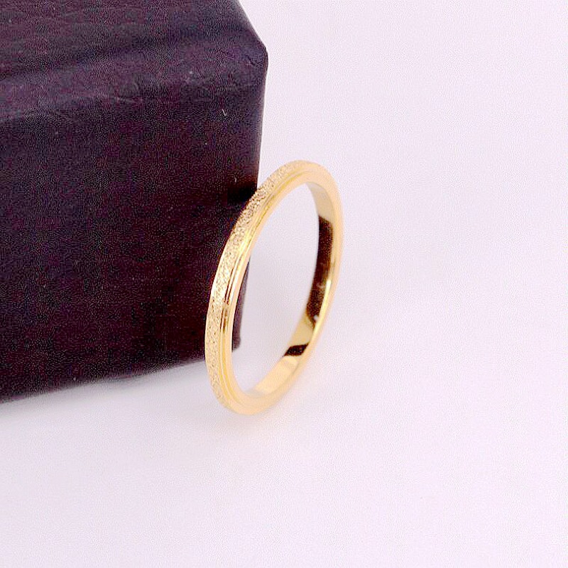 Anillo Fino De Acero De Titanio Simple Al Por Mayor Nihaojewelry display picture 8