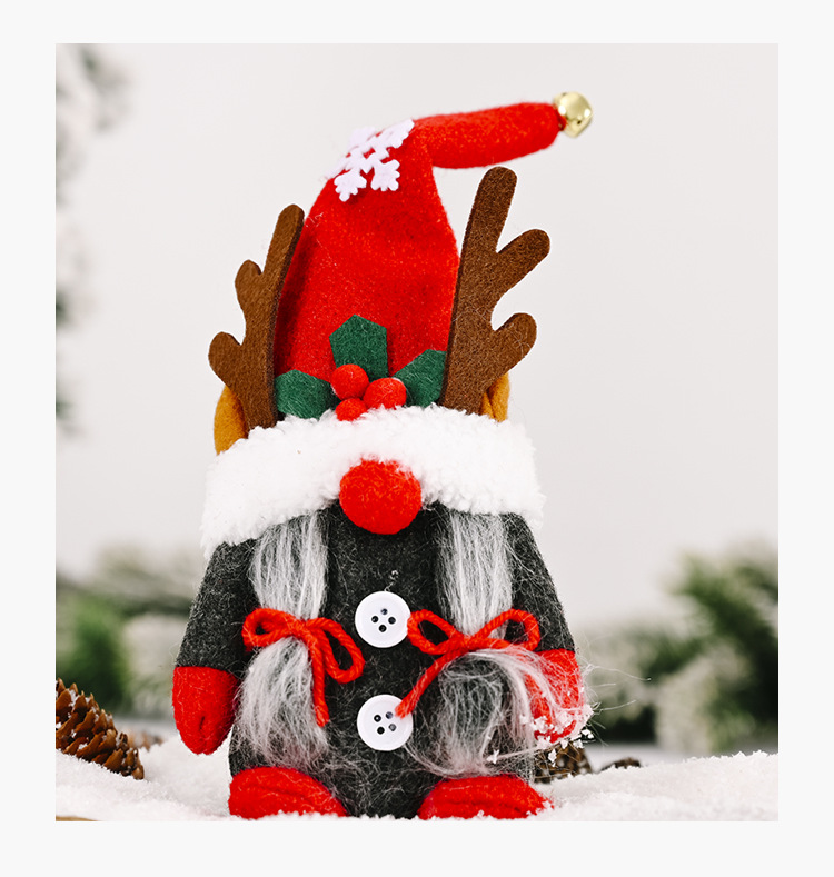 Nuevos Adornos Enanos De Astas Creativas Navideñas display picture 11