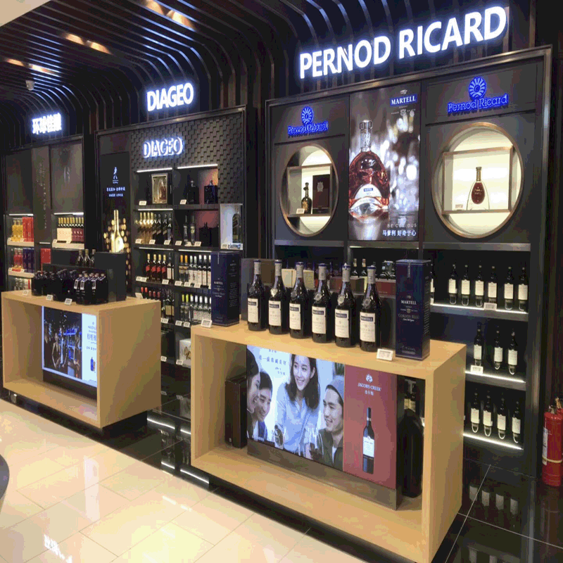 工厂生产展示柜台以前品形象为主制作烤漆展柜设计与安装